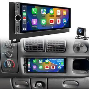 5GWiFi Car Radio for Jeep Wrangler Cherokee 1997-2002, Dodge Ram 1500/2500/3500 1994-2001, Chrysler Cirrus Dodge Grand Caravan Avenger 1995-2000, 6.86"Touchscreen Stereo Apply Carplay Android Auto GPS 5GWiFi Car Radio for Jeep Wrangler Cherokee 1997-2002, Dodge Ram 1500/2500/3500 1994-2001, Chrysler Cirrus Dodge Grand Caravan Avenger 1995-2000, 6.86"Touchscreen Stereo Apply Carplay Android Auto GPS
