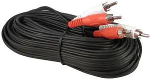 50 Foot RCA Audio Cable 2 Male to 2 Male 50 Foot RCA Audio Cable 2 Male to 2 Male