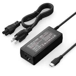 45W USB-C Laptop Charger Compatible with HP Chromebook X360 11 14 14-ca051wm 14-ca052wm 14-ca091wm 14-ca0061dx Type C Power Supply Adapter 45W USB-C Laptop Charger Compatible with HP Chromebook X360 11 14 14-ca051wm 14-ca052wm 14-ca091wm 14-ca0061dx Type C Power Supply Adapter