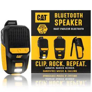 Wearable Bluetooth Speaker | Clip-On Speaker with Built-in Mic for Jobsite, Construction, Outdoor | Water-Resistant | Hands-Free Calls & Music Wearable Bluetooth Speaker | Clip-On Speaker with Built-in Mic for Jobsite, Construction, Outdoor | Water-Resistant | Hands-Free Calls & Music