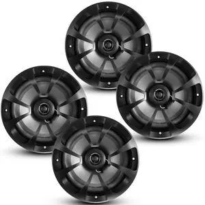 2 Pairs 2-Way Coaxial Car Audio Speakers Full Range Speakers with Powerful Sound and Easy Installation Enhanced Bass Response Black Car Loudspeaker (Round,6.5") 2 Pairs 2-Way Coaxial Car Audio Speakers Full Range Speakers with Powerful Sound and Easy Installation Enhanced Bass Response Black Car Loudspeaker (Round,6.5")