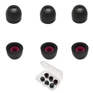 Extra Small (XS) Memory Foam Earbuds Tips Replacement for Small Ear Canal | 3 Pairs Universal Anti-slip Ear Tips with Filter Screen, Noise Isolating, Secure Fit, for in-Ear Earbuds, Black Extra Small (XS) Memory Foam Earbuds Tips Replacement for Small Ear Canal | 3 Pairs Universal Anti-slip Ear Tips with Filter Screen, Noise Isolating, Secure Fit, for in-Ear Earbuds, Black