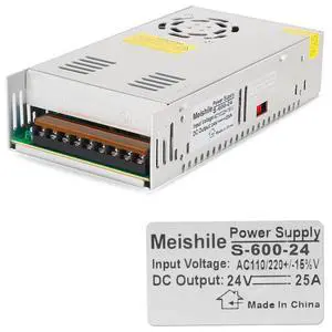 24V 25A 600W DC Switching Power supply Adapter PSU AC-DC 24Volt Industrial Transformer Converter 0-20/10amps LED drive Lamp Meter Electric Printer Heater Motor Pump Stereos Amplifier Fan SMPS 110V/220 24V 25A 600W DC Switching Power supply Adapter PSU AC-DC 24Volt Industrial Transformer Converter 0-20/10amps LED drive Lamp Meter Electric Printer Heater Motor Pump Stereos Amplifier Fan SMPS 110V/220