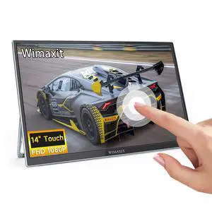 14" Portable Touchscreen Monitor, USB-C HDMI External Screen | Dual Full Featured Type C and Mini HDMI Ports with Foldable Kickstand for Laptop, PC, PS4, Xbox(Driver Free) 14" Portable Touchscreen Monitor, USB-C HDMI External Screen | Dual Full Featured Type C and Mini HDMI Ports with Foldable Kickstand for Laptop, PC, PS4, Xbox(Driver Free)