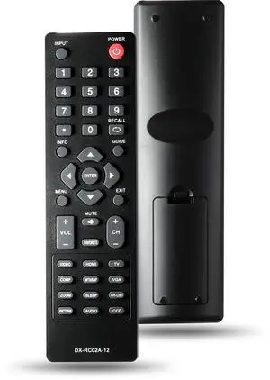 DX-RC02A-12 Universal Remote Control Compatible with All Dynex TV, Include LCD LED HDTV TVs DX-RC02A-12 Universal Remote Control Compatible with All Dynex TV, Include LCD LED HDTV TVs