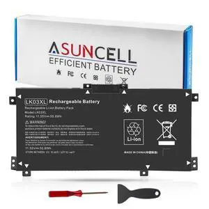 55.8Wh LK03XL Battery L09281-855 916814-855 for HP Envy X360 15m-cn0xxx 15m-cp0xxx 15m-bp0xx 15m-bp1xx 15-bq2xx 15-cp0xxx 15-cn0xxx 15-cr0xxx 17-ae1xx 15T-CN 15M-cn0011dx 15m-cn0012dx, 11.55V 55.8Wh LK03XL Battery L09281-855 916814-855 for HP Envy X360 15m-cn0xxx 15m-cp0xxx 15m-bp0xx 15m-bp1xx 15-bq2xx 15-cp0xxx 15-cn0xxx 15-cr0xxx 17-ae1xx 15T-CN 15M-cn0011dx 15m-cn0012dx, 11.55V