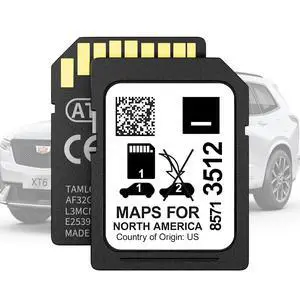 2026 Latest Navigation SD Card Map Accessory for 2019-2023 GM Vehicles with Buick, Cadillac, Chevrolet, GMC, Update USA/CAN/MEX Maps, Part 8571 3512 () 2026 Latest Navigation SD Card Map Accessory for 2019-2023 GM Vehicles with Buick, Cadillac, Chevrolet, GMC, Update USA/CAN/MEX Maps, Part 8571 3512 ()