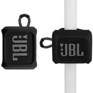 Silicone Case Cover for JBL Go 3 Portable Speaker with Removable Strap for Bike Golf Cart Travel Carrying Case Protective Sleeve Speaker Cover (Black) Silicone Case Cover for JBL Go 3 Portable Speaker with Removable Strap for Bike Golf Cart Travel Carrying Case Protective Sleeve Speaker Cover (Black)