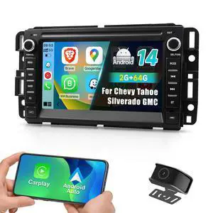 Car Radio for Chevrolet GMC Silverado Tahoe Yukon, CarPlay & Android Auto Car Radio for Chevrolet GMC Silverado Tahoe Yukon, CarPlay & Android Auto