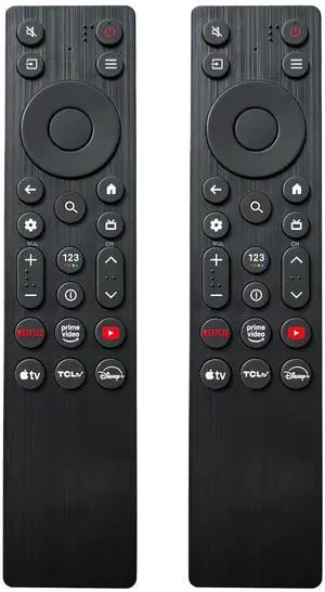 (Pack of 2) RC923A FMB1 Remote Control Replacement Compatible for TCL Smart TV QLED QLED Mini Google TV's, Series Q77K QM6KQM5KNo Voice (Pack of 2) RC923A FMB1 Remote Control Replacement Compatible for TCL Smart TV QLED QLED Mini Google TV's, Series Q77K QM6KQM5KNo Voice