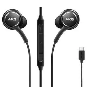 Original Samsung AKG USB-C in-Ear Earbuds with Mic & Remote Wired Type-C Headphones for Galaxy S24 S23 S22 S21 S20 Ultra, Note 10+ and iPhone 15 Series Braided Black Original Samsung AKG USB-C in-Ear Earbuds with Mic & Remote Wired Type-C Headphones for Galaxy S24 S23 S22 S21 S20 Ultra, Note 10+ and iPhone 15 Series Braided Black