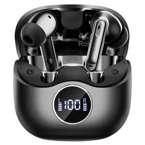2026 Adaptive Hybrid Active Noise Canceling New Wireless Earbuds, 6 Mics ENC Clear Call Ear Buds, Hi-Res Audio Deep Bass Bluetooth Headphones, 40H, LED, for Sports Running Gym Workout 2026 Adaptive Hybrid Active Noise Canceling New Wireless Earbuds, 6 Mics ENC Clear Call Ear Buds, Hi-Res Audio Deep Bass Bluetooth Headphones, 40H, LED, for Sports Running Gym Workout