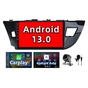 Android 13 Car Stereo Radio 10 Inch for Toyota Corolla 2014-2016 | Wireless Carplay&Android Auto Head Uni Touchscreen Bluetooth Navigation,FM Radio,Mirror Link,Backup Camera Android 13 Car Stereo Radio 10 Inch for Toyota Corolla 2014-2016 | Wireless Carplay&Android Auto Head Uni Touchscreen Bluetooth Navigation,FM Radio,Mirror Link,Backup Camera