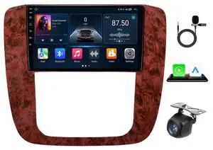 Android 15 Upgrade Car Radio Stereo for Chevy Silverado Tahoe Suburban 2007-2013 GMC Yukon Sierra: 9.2" QLED HD Touchscreen - 5G WiFi Wireless Carplay/Android Auto 1080P Backup Camera GPS FM/RDS Android 15 Upgrade Car Radio Stereo for Chevy Silverado Tahoe Suburban 2007-2013 GMC Yukon Sierra: 9.2" QLED HD Touchscreen - 5G WiFi Wireless Carplay/Android Auto 1080P Backup Camera GPS FM/RDS