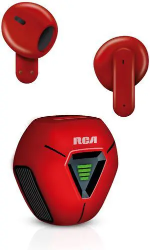 Wave-78 True Wireless Earbuds, Bluetooth 5.2 Headphones with Microphone, Charging Case, 20H Playtime, Hi-Res Audio, Sweat Resistant, Compact in-Ear Design, Noise Cancelling, Red Wave-78 True Wireless Earbuds, Bluetooth 5.2 Headphones with Microphone, Charging Case, 20H Playtime, Hi-Res Audio, Sweat Resistant, Compact in-Ear Design, Noise Cancelling, Red