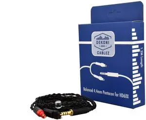 Balanced Headphone Cable Replacement for Sennheiser HD 600, 1.2 Meters Balanced Headphone Cable Replacement for Sennheiser HD 600, 1.2 Meters