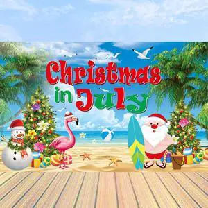 Christmas in July Backdrop Christmas in July Background Party Decorations Summer Beach Holiday Party Decorations Supplies Christmas in July Backdrop Christmas in July Background Party Decorations Summer Beach Holiday Party Decorations Supplies