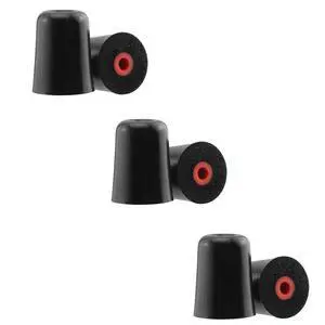 Foam Ear Tips for Walkers, ISOtunes, Westone, Shure, Plugfones | Replacement Memory Foam Tips, Ultimate Comfort, 3 Pairs (Black, S) Foam Ear Tips for Walkers, ISOtunes, Westone, Shure, Plugfones | Replacement Memory Foam Tips, Ultimate Comfort, 3 Pairs (Black, S)