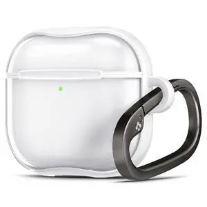 Ultra Hybrid Designed for AirPods 4 Case (2024) | TPU & PC Dual Layer Protection, Anti-Yellowing Clear Cover with Wireless Charging Compatibility - Jet White Ultra Hybrid Designed for AirPods 4 Case (2024) | TPU & PC Dual Layer Protection, Anti-Yellowing Clear Cover with Wireless Charging Compatibility - Jet White