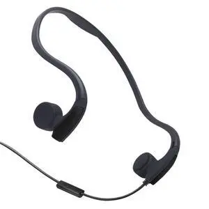Bone Conduction Wired Headphones with Noise Cancelling Mic 3.5mm Connector Sweat Resistant Headphones for Cycling Running and Other Sports (Black) Bone Conduction Wired Headphones with Noise Cancelling Mic 3.5mm Connector Sweat Resistant Headphones for Cycling Running and Other Sports (Black)