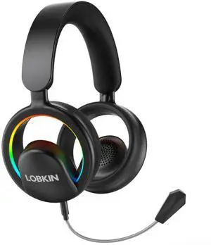 Open Ear Headphones, Bluetooth 6.0 Wireless Headset with Detachable Mic, Adjustable RGB Lights, Voice Assistant Comfortable Breathable Safe Lightweight Over Ear Headphones for Working Gaming Open Ear Headphones, Bluetooth 6.0 Wireless Headset with Detachable Mic, Adjustable RGB Lights, Voice Assistant Comfortable Breathable Safe Lightweight Over Ear Headphones for Working Gaming