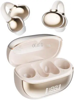 2026 Wireless Earbuds, Bluetooth 6.0, Open-Ear Clip Earbuds Comfortable and Secure wear, 50h Battery Life, Suitable for Sports and Fitness, Waterproof, Compatible with iPhone and Android 2026 Wireless Earbuds, Bluetooth 6.0, Open-Ear Clip Earbuds Comfortable and Secure wear, 50h Battery Life, Suitable for Sports and Fitness, Waterproof, Compatible with iPhone and Android