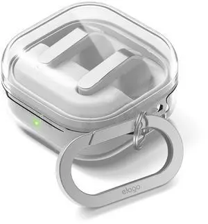 Clear Case for Galaxy Buds 4 Pro & Galaxy Buds 4 | Carabiner Included, Premium TPU Cover, Wireless Charging, Headphone Accessories, for Men, for Women (Clear) Clear Case for Galaxy Buds 4 Pro & Galaxy Buds 4 | Carabiner Included, Premium TPU Cover, Wireless Charging, Headphone Accessories, for Men, for Women (Clear)