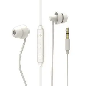 Sleep Earbuds, Ultra-Soft Comfortable Noise Isolating Earplugs Workout Headphones in-Ear Earphones w/Mic & Volume Control - Perfect for Side Sleeper Air Travel, Meditation & Insomnia(White) Sleep Earbuds, Ultra-Soft Comfortable Noise Isolating Earplugs Workout Headphones in-Ear Earphones w/Mic & Volume Control - Perfect for Side Sleeper Air Travel, Meditation & Insomnia(White)