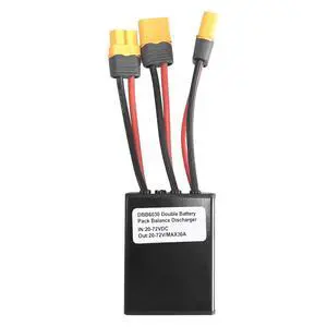 Double Battery Discharge Converter for E-Bike,DC 20V-72V DC Dual Battery Pack Switch Balancer XT60 Plug for Increase The Capacity by Connecting Two Batteries in Parallel Equalization Module (30A) Double Battery Discharge Converter for E-Bike,DC 20V-72V DC Dual Battery Pack Switch Balancer XT60 Plug for Increase The Capacity by Connecting Two Batteries in Parallel Equalization Module (30A)