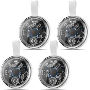2026 New Tracker Tags-4 Pack Compatible with Apple Find My (iOS Only), Bluetooth Tracker Smart Tag Waterproof Key Finder Item Locator for Keys, Wallet, Luggage, Pet (White, 4 Pack) 2026 New Tracker Tags-4 Pack Compatible with Apple Find My (iOS Only), Bluetooth Tracker Smart Tag Waterproof Key Finder Item Locator for Keys, Wallet, Luggage, Pet (White, 4 Pack)