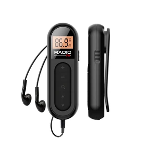 MI03 Pocket FM Radio Portable with Clip Rechargeable -Black Long Battery Life, Auto Scan, Lock Key, Backlight, Sleep Timer,Digital Mini Radio,for Walking, Racing FM Receiver MI03 Pocket FM Radio Portable with Clip Rechargeable -Black Long Battery Life, Auto Scan, Lock Key, Backlight, Sleep Timer,Digital Mini Radio,for Walking, Racing FM Receiver