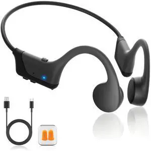 Open-Ear Bluetooth 6.0 Bone Conduction Sports Headphones: IPX5 Waterproof & Sweatproof, 10-Hour Battery Life, Wireless Earphones Ideal for Running, Fitness, Swimming & Training Open-Ear Bluetooth 6.0 Bone Conduction Sports Headphones: IPX5 Waterproof & Sweatproof, 10-Hour Battery Life, Wireless Earphones Ideal for Running, Fitness, Swimming & Training