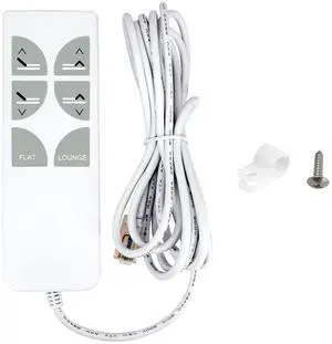 Replacement Wired Remote Control for Serta Motion Essentials 2 II Linak HB12012-00 Adjustable Bed, with Screw Mount Cable Clamp Replacement Wired Remote Control for Serta Motion Essentials 2 II Linak HB12012-00 Adjustable Bed, with Screw Mount Cable Clamp