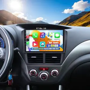 2G+64G Car Stereo for Subaru Forester Impreza WRX 2008-2012 Wireless CarPlay Android Auto Bluetooth,EQ Android 13 9" Inch HD Touchscreen WiFi GPS Mirror Link 26-UI FM/RDS USB SWC+Backup Camera Mic 2G+64G Car Stereo for Subaru Forester Impreza WRX 2008-2012 Wireless CarPlay Android Auto Bluetooth,EQ Android 13 9" Inch HD Touchscreen WiFi GPS Mirror Link 26-UI FM/RDS USB SWC+Backup Camera Mic