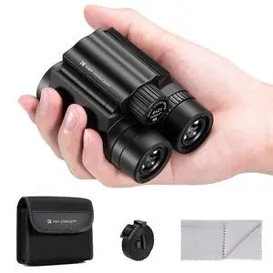 8x21 Compact Binoculars for Kids and Adults, with BAK4 Prism, FMC Lens, IP65 Waterproof & Neck Strap for Bird Watching Hunting Travel Camping Stargazing 8x21 Compact Binoculars for Kids and Adults, with BAK4 Prism, FMC Lens, IP65 Waterproof & Neck Strap for Bird Watching Hunting Travel Camping Stargazing