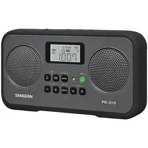 PR-D19BK FM Stereo/AM Digital Tuning Portable Radio with Protective Bumper (Gray/Black) PR-D19BK FM Stereo/AM Digital Tuning Portable Radio with Protective Bumper (Gray/Black)