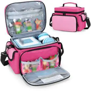 Carry Case Compatible with Tonie Box 2/1 with Handle, Pink, Bag Only | Headphones Charging Station Storage with Shoulder Strap for Audio Player Starter Set, Patent Design Carry Case Compatible with Tonie Box 2/1 with Handle, Pink, Bag Only | Headphones Charging Station Storage with Shoulder Strap for Audio Player Starter Set, Patent Design