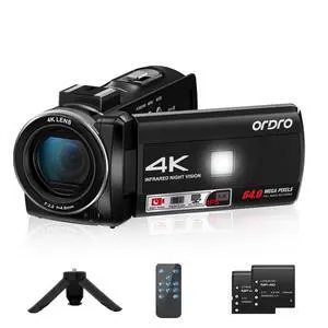Z36 Video Camera Camcorder 4K, 64MP Vlogging Camera for YouTube 18X Digital Zoom 3.0 Rotation Screen, IR Night Vision,Mini Tripod and 2 Batteries Z36 Video Camera Camcorder 4K, 64MP Vlogging Camera for YouTube 18X Digital Zoom 3.0 Rotation Screen, IR Night Vision,Mini Tripod and 2 Batteries