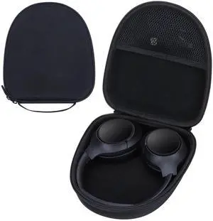 Headphone Case Compatible with KVIDIO/TOZO/BERIBES/JLab/Raycon Over-Ear Headphones, Universal Portable Travel Organizer (Black Case) Headphone Case Compatible with KVIDIO/TOZO/BERIBES/JLab/Raycon Over-Ear Headphones, Universal Portable Travel Organizer (Black Case)