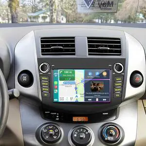 4+64G Car Radio Stereo for Toyota RAV4 2006 2007 2008 2009 2010 2011 2012 Wireless CarPlay Android Auto, 7'' Touchscreen Stereo, GPS Navi WiFi, Backup Camera, FM Physical Button Knob 4+64G Car Radio Stereo for Toyota RAV4 2006 2007 2008 2009 2010 2011 2012 Wireless CarPlay Android Auto, 7'' Touchscreen Stereo, GPS Navi WiFi, Backup Camera, FM Physical Button Knob