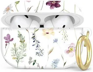 Compatible with AirPod Pro 2nd/1st Generation Case Cover with Key Chain,Full Protective Shockproof Wireless Headphone Case for Airpod Pro 2023/2022/2019(Watercolor Floral Wildflowers) Compatible with AirPod Pro 2nd/1st Generation Case Cover with Key Chain,Full Protective Shockproof Wireless Headphone Case for Airpod Pro 2023/2022/2019(Watercolor Floral Wildflowers)