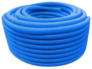 Flexible Polyethylene HDPE Non-Split Corrugated Wire Loom Tubing (Blue, 1" Dia. x 100 ft) Flexible Polyethylene HDPE Non-Split Corrugated Wire Loom Tubing (Blue, 1" Dia. x 100 ft)