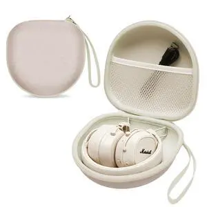 Hard Case Compatible with Marshall Major V/III/IV Headphones, Cream | Compatible with BERIBES/TOZO/KVIDIO/Beats/Jlab Soundcore Anker Noise Cancelling Over-Ear Headphones Hard Case Compatible with Marshall Major V/III/IV Headphones, Cream | Compatible with BERIBES/TOZO/KVIDIO/Beats/Jlab Soundcore Anker Noise Cancelling Over-Ear Headphones