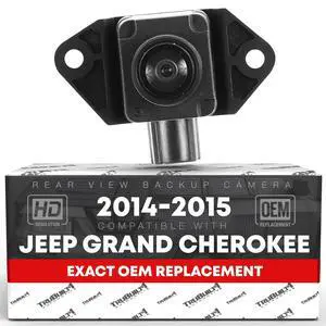 Rear View Backup Camera - Compatible with 2014-2015 Jeep Grand Cherokee - Reverse Park Assist Camera Replacement - OEM 68375333AA, 68137943AD, 68137943AE, 68137943AF, 68137943AG, 68137943AH, 590-071 Rear View Backup Camera - Compatible with 2014-2015 Jeep Grand Cherokee - Reverse Park Assist Camera Replacement - OEM 68375333AA, 68137943AD, 68137943AE, 68137943AF, 68137943AG, 68137943AH, 590-071