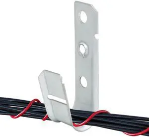 25 Pack 3/4" Heavy Duty Cable Support J Hooks, Cable and Wire Support J-Hook Hangers for Wall Mounting and Attaching to Vertical Surfaces 25 Pack 3/4" Heavy Duty Cable Support J Hooks, Cable and Wire Support J-Hook Hangers for Wall Mounting and Attaching to Vertical Surfaces