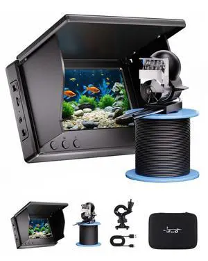 Underwater Fishing Camera,Fishing Camera with Infrared Night Vision Light, Portable Fish Finder with 100ft Cable, 4.3 Inch LCD and Upgraded HD Lens for Ice Lake Boat Kayak Fishing Underwater Fishing Camera,Fishing Camera with Infrared Night Vision Light, Portable Fish Finder with 100ft Cable, 4.3 Inch LCD and Upgraded HD Lens for Ice Lake Boat Kayak Fishing