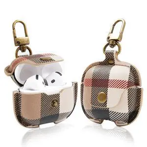 for AirPods 4 Case with Keychain, Full Protective AirPods 4 Case 2024 for Women Men Compatible with AirPods 4th Charging Case-Brown for AirPods 4 Case with Keychain, Full Protective AirPods 4 Case 2024 for Women Men Compatible with AirPods 4th Charging Case-Brown