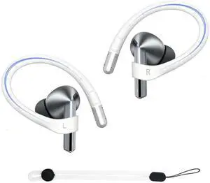 Titanium Alloy Ear Hooks for Samsung Galaxy Buds 3 Pro/Buds 3 FE/Buds 3 | Galaxy Buds 3 Earhooks Added Anti-Lost Lanyard,Accessories That Fit Securely,Anti Slip Sports Clip Hooks (White) Titanium Alloy Ear Hooks for Samsung Galaxy Buds 3 Pro/Buds 3 FE/Buds 3 | Galaxy Buds 3 Earhooks Added Anti-Lost Lanyard,Accessories That Fit Securely,Anti Slip Sports Clip Hooks (White)
