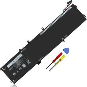 97WH 6GTPY Battery for Dell XPS 15 9550 9560 9570 7590 Precision 5510 5520 | 5530 5540 Vostro 7500 7590,Replacement 4GVGH GPM03 M2X4 5XJ28 05XJ28 5D91C 1P6KD P56F P56F001 P56F002 11.4V 97WH 6GTPY Battery for Dell XPS 15 9550 9560 9570 7590 Precision 5510 5520 | 5530 5540 Vostro 7500 7590,Replacement 4GVGH GPM03 M2X4 5XJ28 05XJ28 5D91C 1P6KD P56F P56F001 P56F002 11.4V
