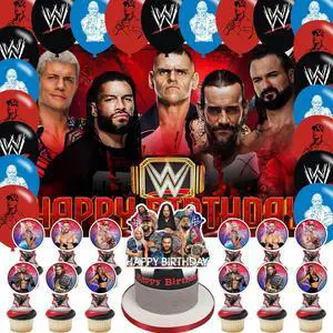 Wrestling Birthday Backdrop,Wrestling Boxing Match Poster for Boxing Party Decorations Cartoon Birthday Supplies Background Studio Shoot Photo Props Wrestling Birthday Backdrop,Wrestling Boxing Match Poster for Boxing Party Decorations Cartoon Birthday Supplies Background Studio Shoot Photo Props